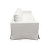 Aiza Sofa | 94’’ | Feather Down Seating | White | Linen Cover