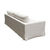 Aiza Sofa | 94’’ | Feather Down Seating | White | Linen Cover