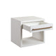 Ceny Side End Table | 1 Drawer | 26’’ White Solid Mango Wood BM338693
