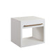 Ceny Side End Table | 1 Drawer | 26’’ White Solid Mango Wood BM338693