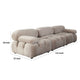 Hito 3 Piece 111’’ Modular Sofa Set | Tan Brown Bubble Grid Tufting BM338703