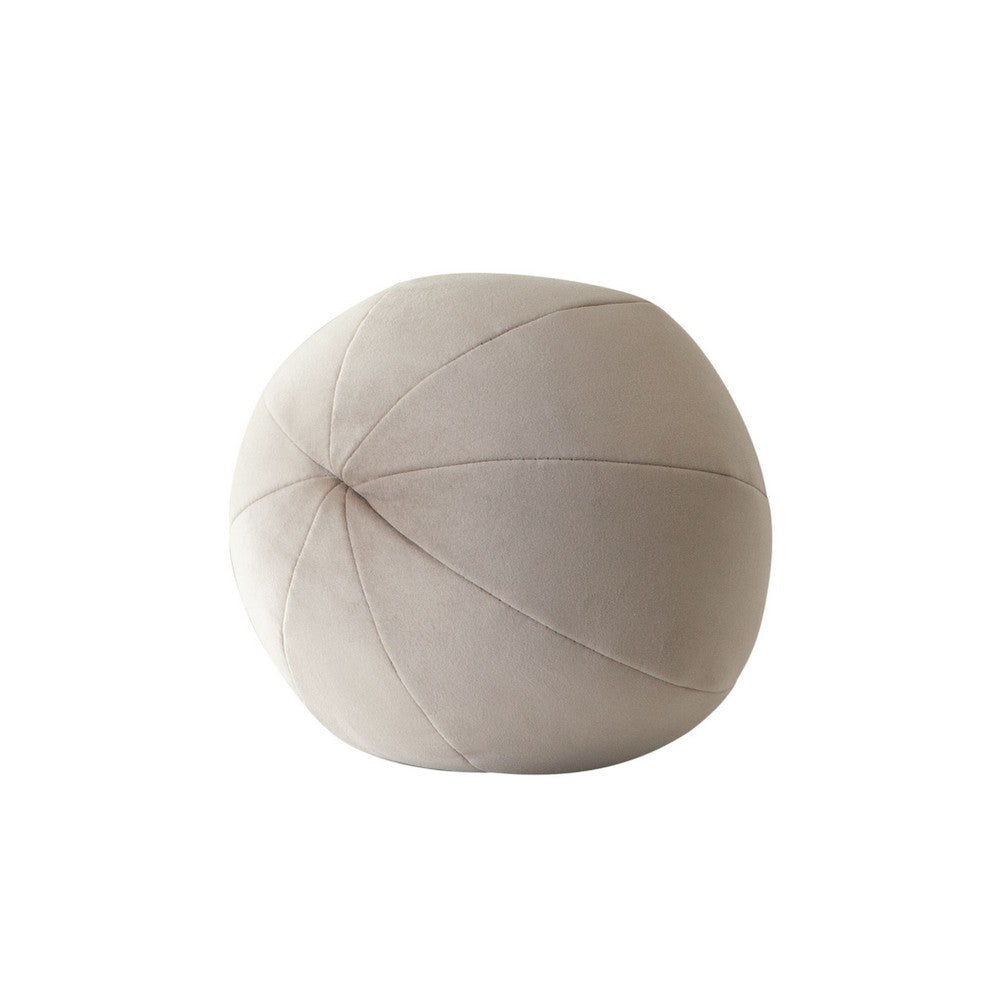Hito Set of 2 Accent Pillows | Round Shape | Brown Velvet w Polyester Fill BM338706