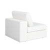 Lipi Modular Armless Chair | Plush Mist White | 41’’ Solid Wood Frame BM338707