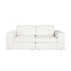 Lipi 2pc Modular Sofa Set | Mist White | 82’’ Solid Wood Frame BM338709