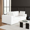 Lipi 2pc Modular Sofa Set | Mist White | 82" Solid Wood Frame
