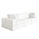 Lipi 3pc Modular Sofa Set | Mist White | 120’’ Solid Wood Frame BM338710