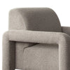 Keny Accent Chair | Open Arm Textured Mink Gray Polyester BM338717