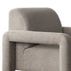 Keny Accent Chair | Open Arm Textured Mink Gray Polyester BM338717