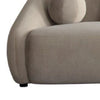 Lex Retro 2pc Sectional Sofa | 112’’ with 4 Pillows | Fawn Faux Alpaca BM338720