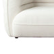Micy 2pc Sectional Sofa 116’’ with 2 Pillows| Textured Ivory Polyester BM338723