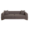 Resy Sofa | 91’’ | 2 Accent Pillows | Toffee Brown Textured Polyester BM338725
