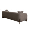 Resy Sofa | 91’’ | 2 Accent Pillows | Toffee Brown Textured Polyester BM338725