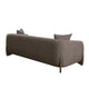 Resy Sofa | 91’’ | 2 Accent Pillows | Toffee Brown Textured Polyester BM338725