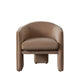 Lery Accent Chair | Curved Back Tripod Base | Camel Brown Velvet | 29’’ BM338742