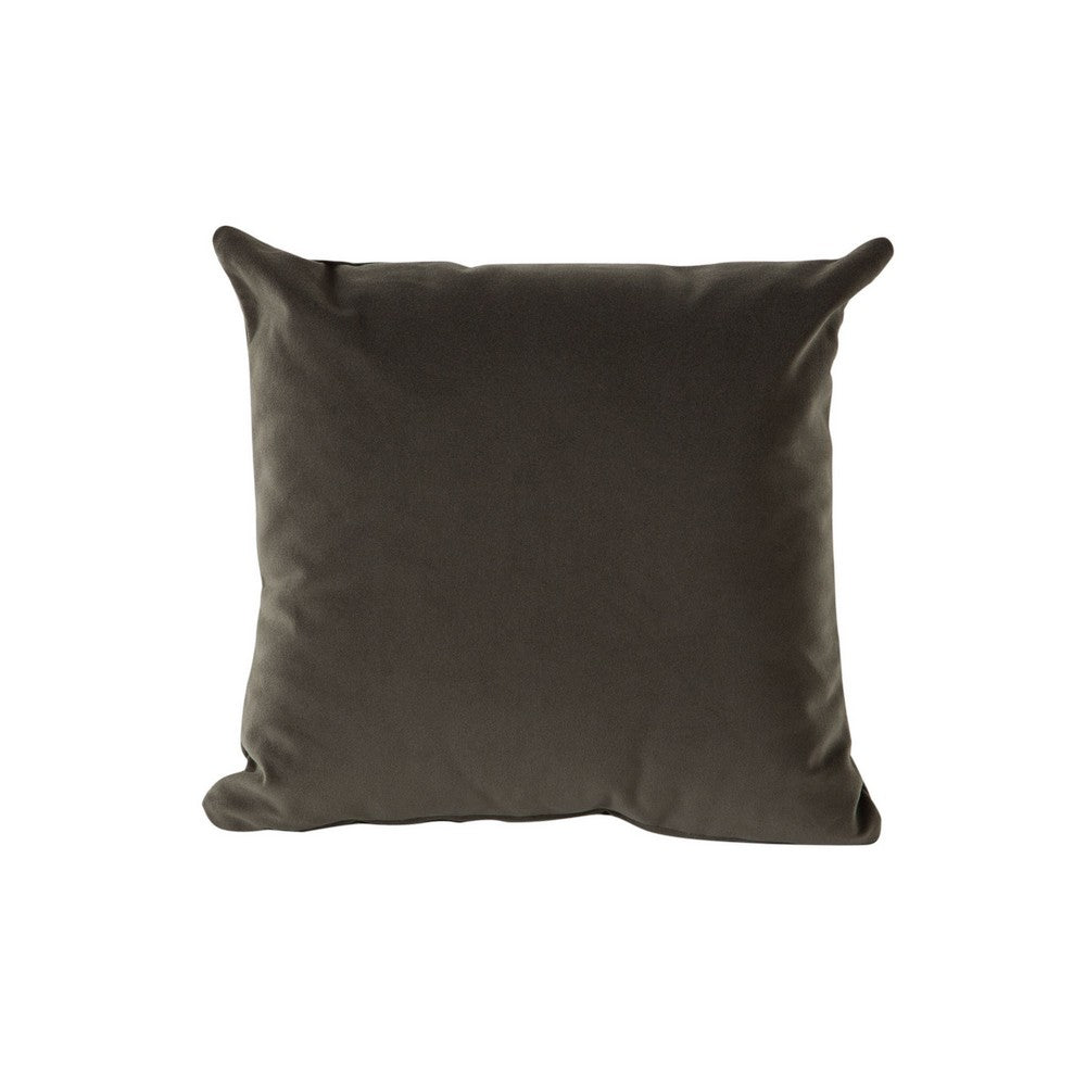 Wily Accent Pillow Set of 2, Dual Sided Moss Green Velvet, 16"