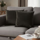 Wily Accent Pillow Set of 2, Dual Sided Moss Green Velvet, 16"