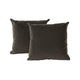 Wily Accent Pillow Set of 2, Dual Sided Moss Green Velvet, 16"