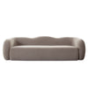 Moe Sofa in Taupe Performance Velvet Scalloped Backrest 97’’ BM338747