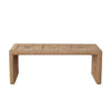 Koe Accent Bench 49’’ Wide Handwoven Natural Jute Woven Frame BM338754