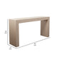 Somy Modern Sofa Console Table 60’’ Wide Top Natural Gray BM338761