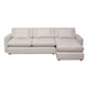 Arcy 2pc Sectional Sofa w Reversible Chaise | 3 Pillows | Cream White BM338771