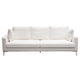 Boa Sofa | 2 Throw Pillows | Modern Loose Back White Linen 95’’ BM338778