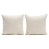 Wily Accent Pillow Set of 2 | 16’’ Square | Bone White Boucle Fabric BM338793