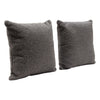 Wily Accent Pillow Set of 2 | 16’’ Square | Charcoal Black Boucle BM338794