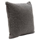 Wily Accent Pillow Set of 2 | 16’’ Square | Charcoal Black Boucle BM338794