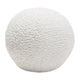 Wily Accent Pillow Set of 2 | 10’’ Round Ball| White Faux Sheepskin