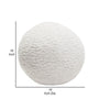 Wily Accent Pillow Set of 2 | 10’’ Round Ball| White Faux Sheepskin