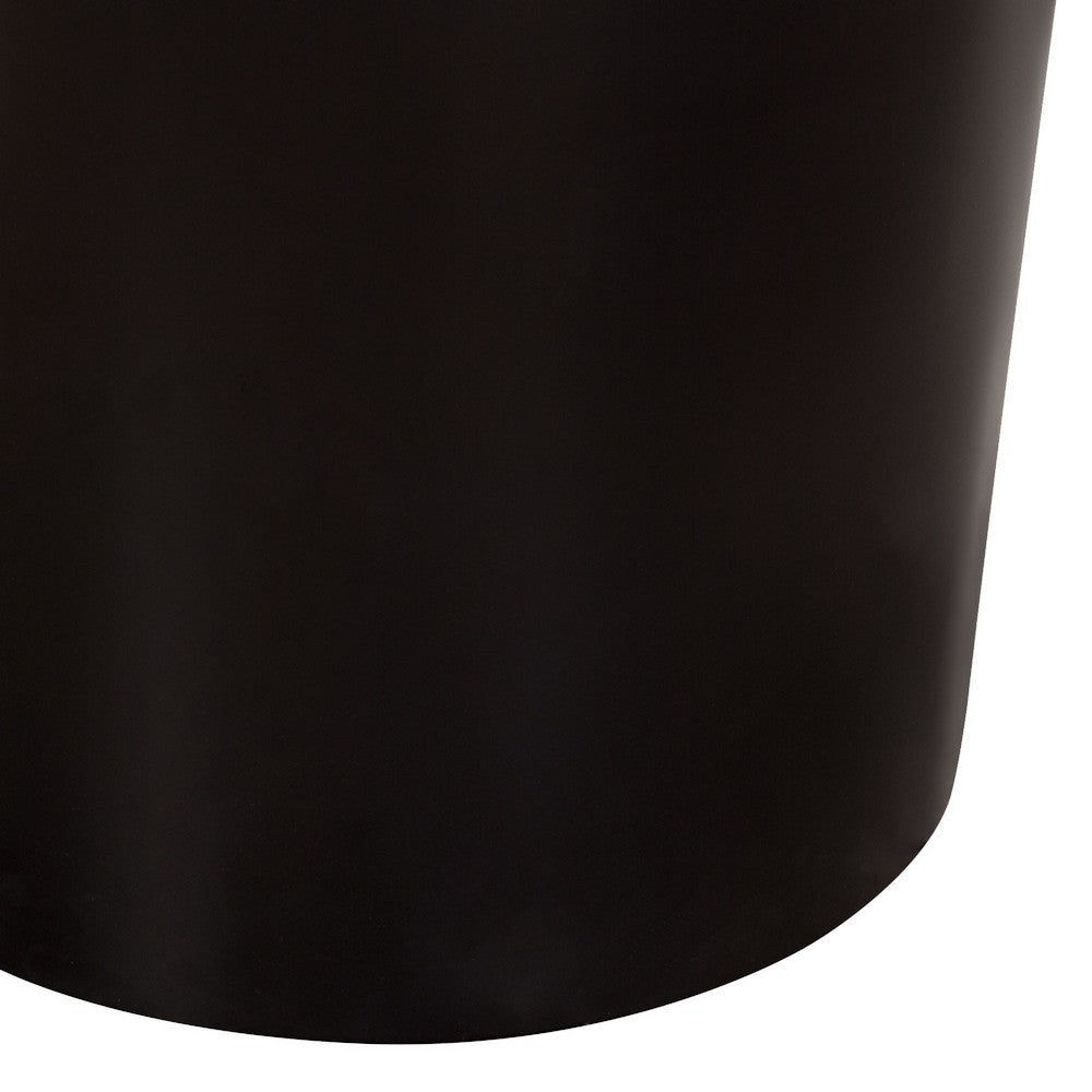 Reny Dining Table | 54’’ | Round Black Acacia Wood Top | Iron Pedestal BM338806