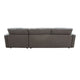 Arcy 2pc Sectional Sofa w Reversible Chaise | 3 Accent Pillows | Gray BM338811