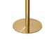 Rely Dining Table | 36’’ Round White Lacquer Top | Gold Metal Base BM338837