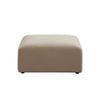 Zey Modular Ottoman | 37’’ Square | Light Camel Brown Velvet BM338846