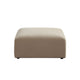 Zey Modular Ottoman | 37’’ Square | Light Camel Brown Velvet BM338846