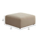 Zey Modular Ottoman | 37’’ Square | Light Camel Brown Velvet BM338846
