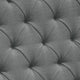 Zoa King Size Bed in Dark Gray Linen Upholstery Wingback Headboard