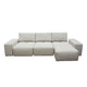 Joa 3 Seater L Sofa w Reversible Chaise Adjustable Back Light Greige BM338875