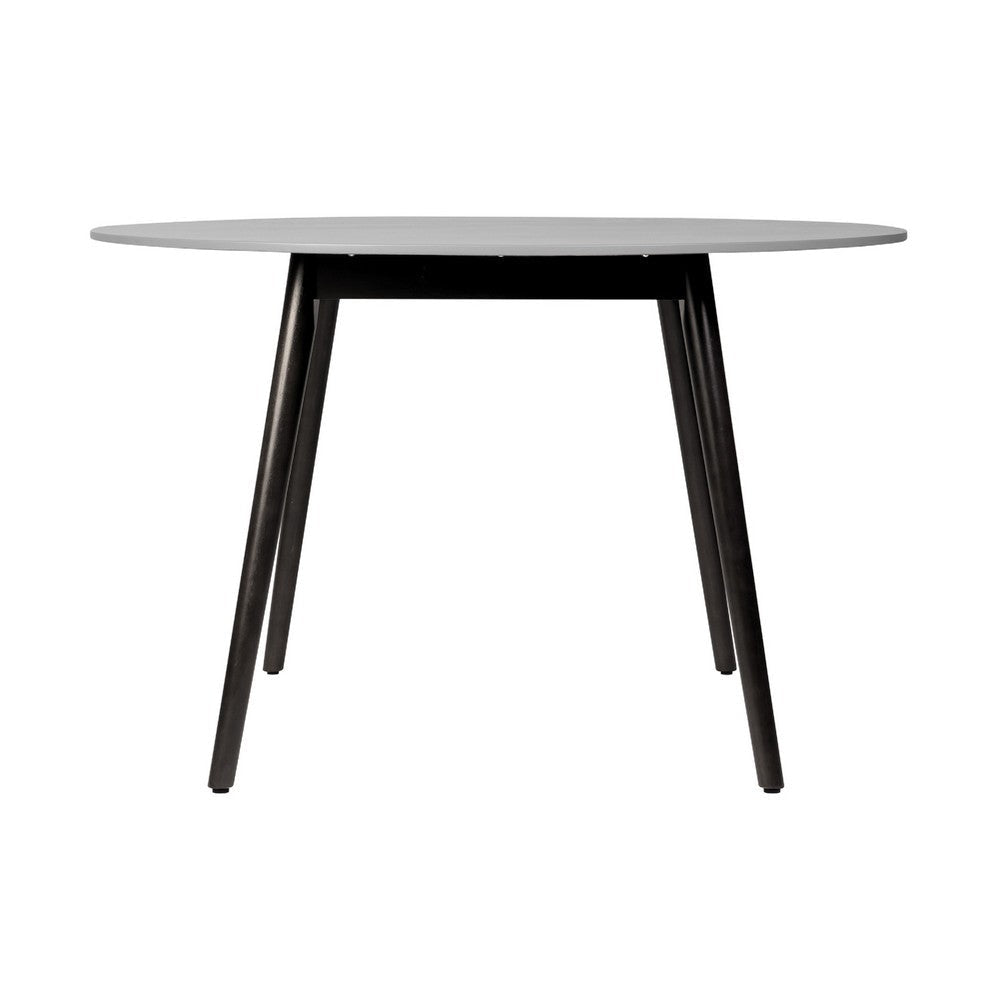 Kilo Outdoor Dining Table | 47’’ Round Gray Superstone Top BM338895