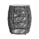 Himo Outdoor Side End Table | Gray Rope Body | 19’’ Round Superstone Top BM338897