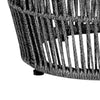 Himo Outdoor Side End Table | Gray Rope Body | 19’’ Round Superstone Top BM338897