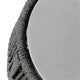 Himo Outdoor End Table | Charcoal Gray Rope Body | 19’’ Round Superstone Top BM338898
