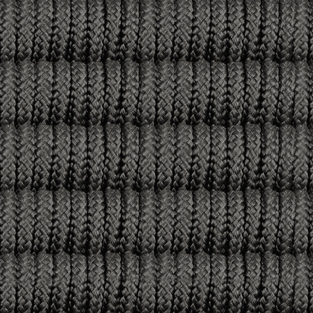 Himo Outdoor End Table | Charcoal Gray Rope Body | 19" Round Superstone Top