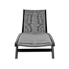 Gyoi Patio Chaise Lounger | 5 Level Adjustment | 72’’ Gray Woven Rope BM338900