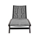 Gyoi Patio Chaise Lounger | 5 Level Adjustment | 72’’ Gray Woven Rope BM338900