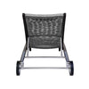 Gyoi Patio Chaise Lounger | 5 Level Adjustment | 72’’ Gray Woven Rope BM338900