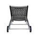 Gyoi Patio Chaise Lounger | 5 Level Adjustment | 72’’ Gray Woven Rope BM338900