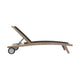 Gyoi Patio Chaise Lounger | 5 Level Adjustment | 72’’ Brown Wood Body BM338901