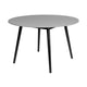 Kilo Dining Table | Black Wood Legs | 47’’ Round Gray Superstone Top